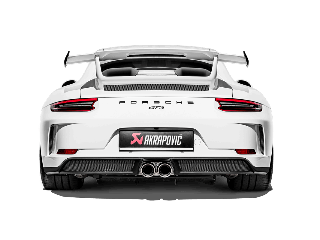 Silencieux Akrapovic Slip-On Race Line (Titane) Porsche GT3 / GT3rs 991.2