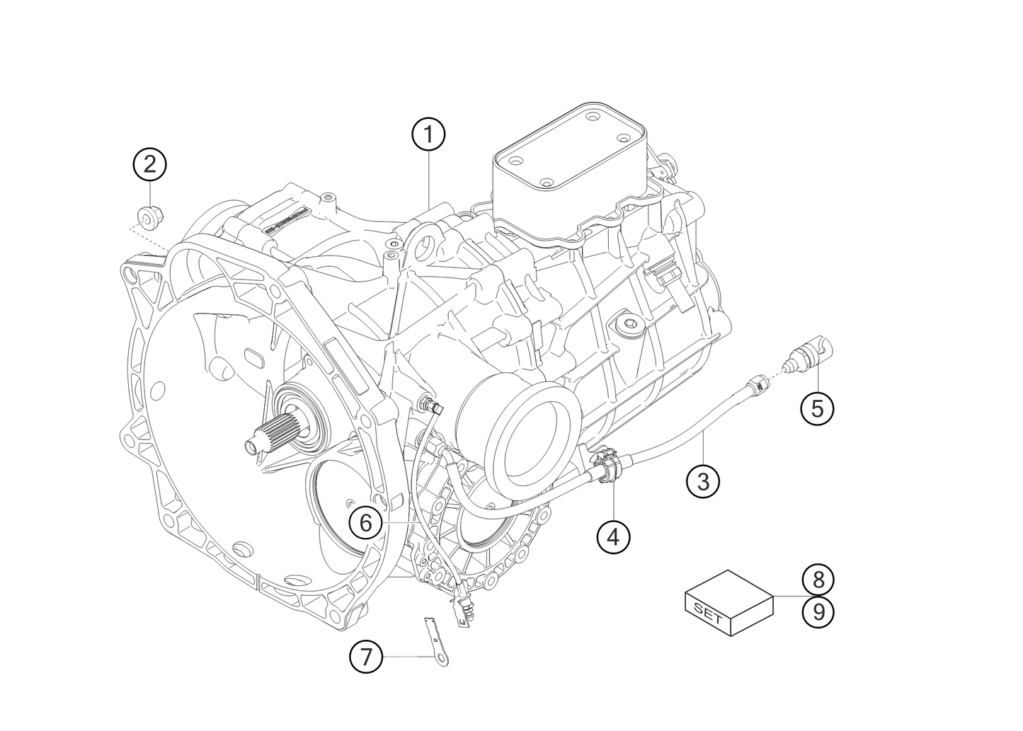 Boite de vitesses Porsche 991 GT3 CUP