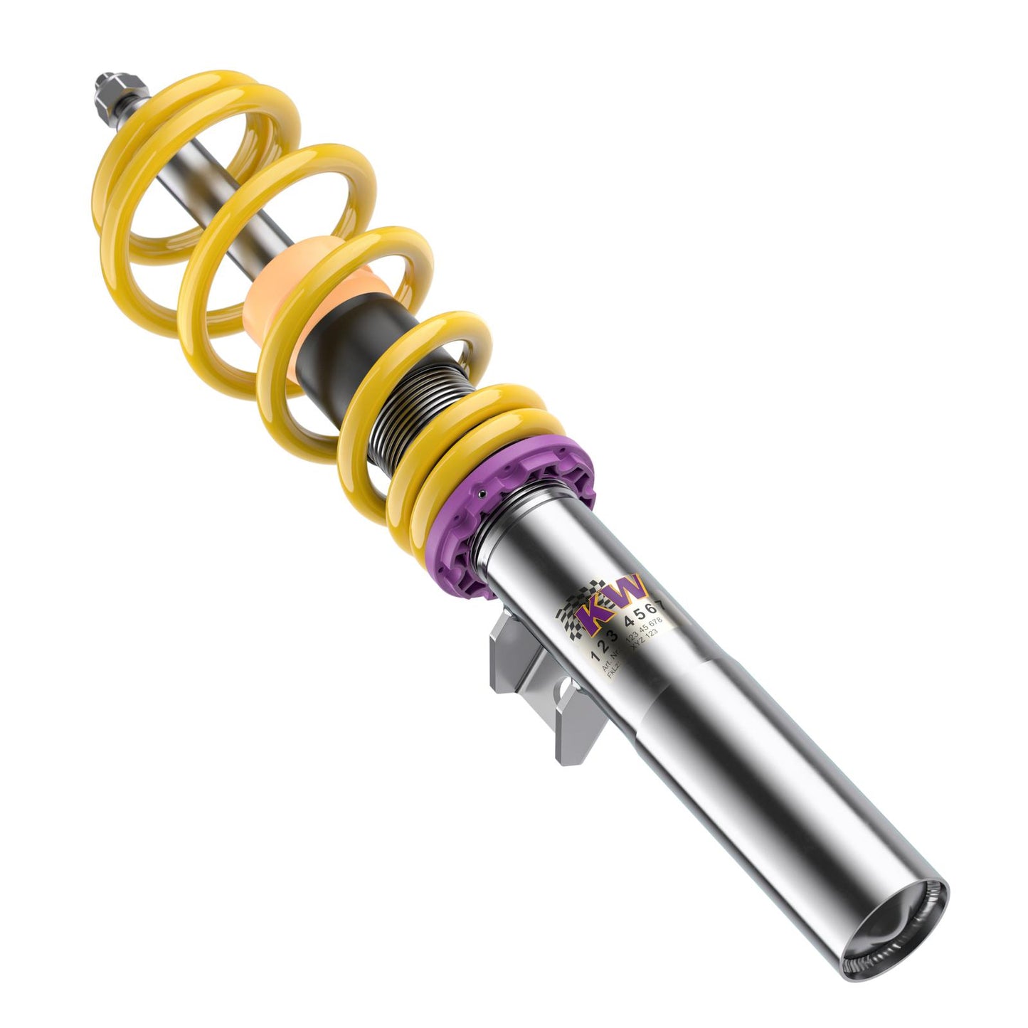Kit combinés filetés KW V1 Inox Renault Clio 3 RS Année 07/2010-