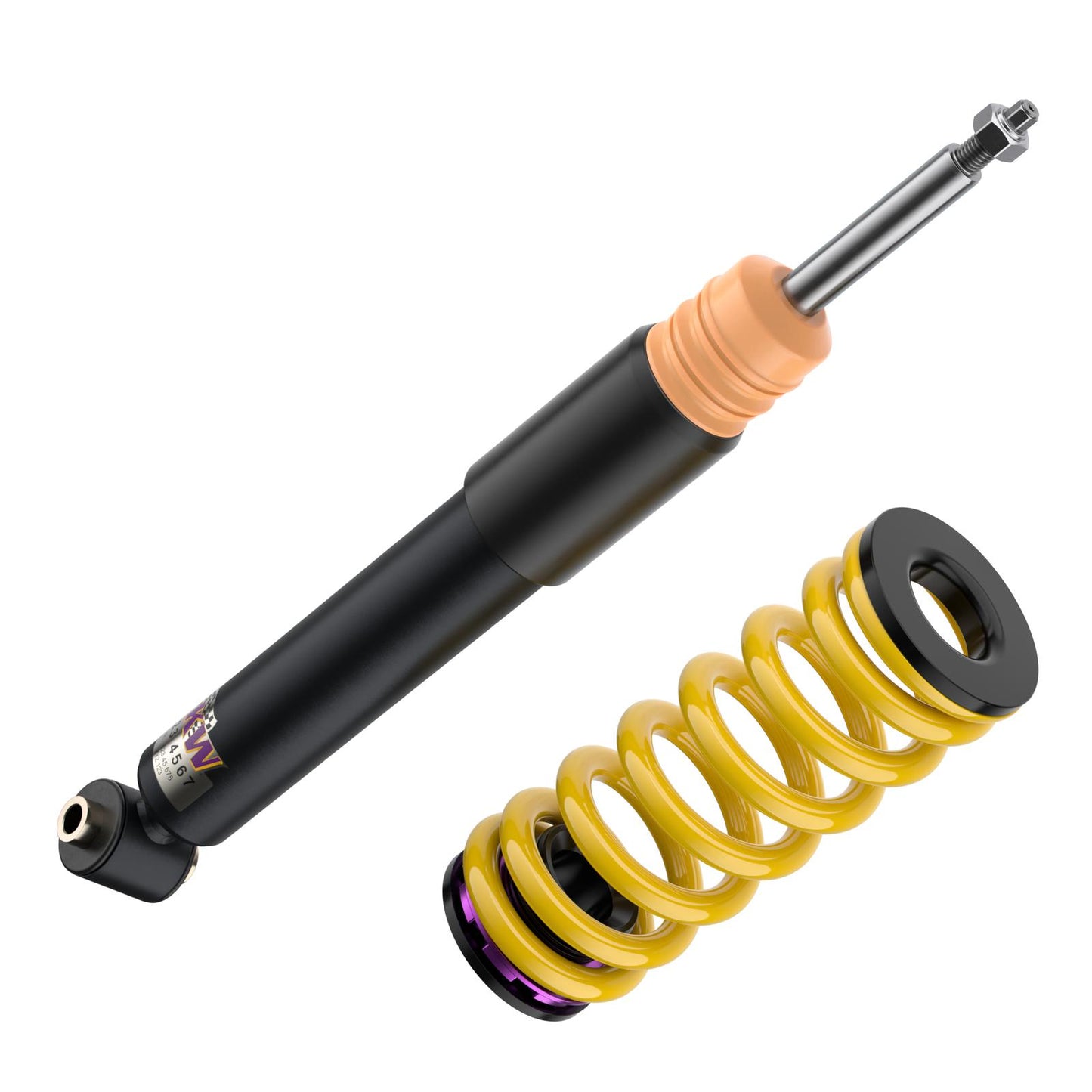 Kit combinés filetés KW V1 Inox Renault Clio 3 RS Année 07/2010-