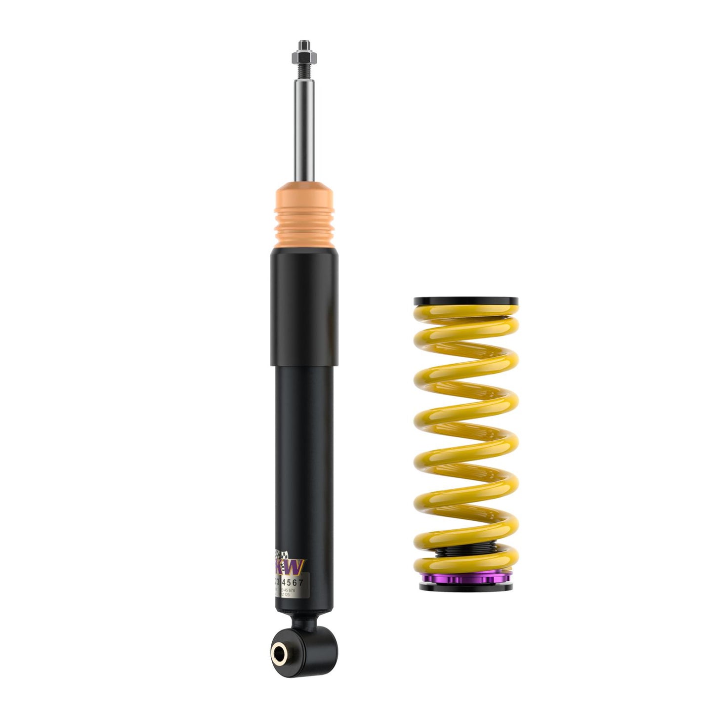 Kit combinés filetés KW V1 Inox Renault Clio 3 RS Année 07/2010-