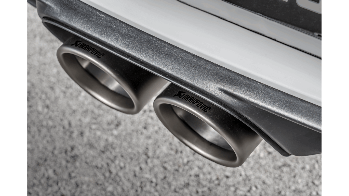 Silencieux Akrapovic Slip-On Race Line (Titane) Porsche GT3 991