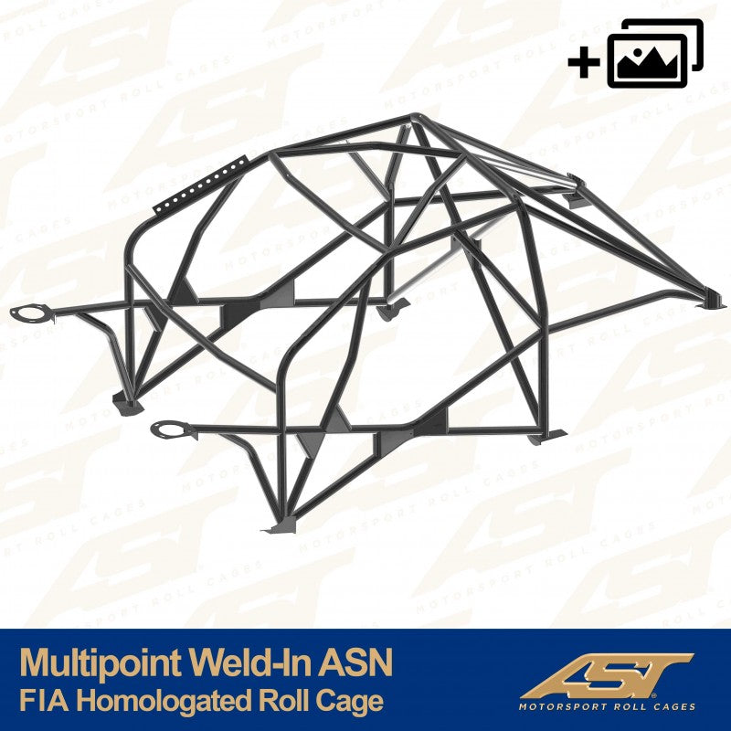 Arceau de Sécurité homologué FIA RENAULT Clio III Multipoints à souder