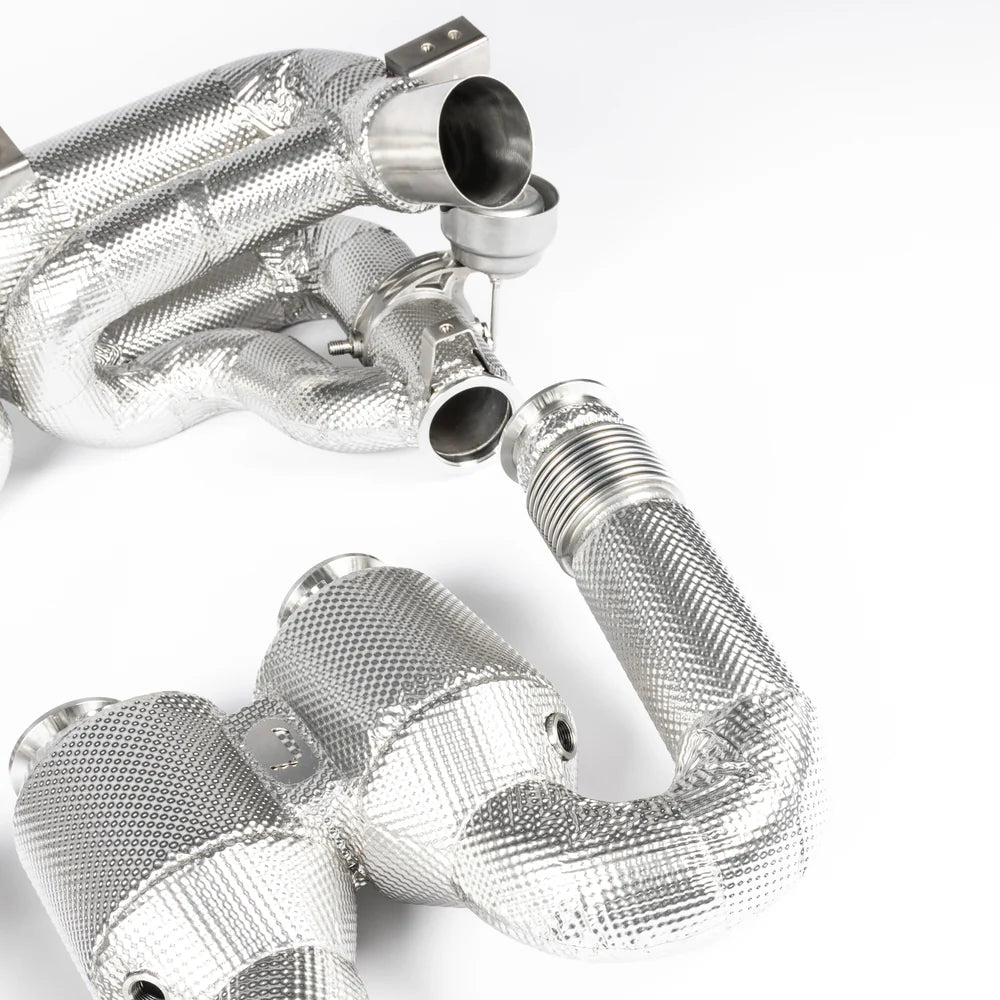 JCR 918 SPYDER INCONEL VALVED RACE PIPE & RACE CATS