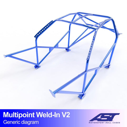 Arceau de Sécurité RENAULT Clio II 2 modèle V2 Multipoints à souder