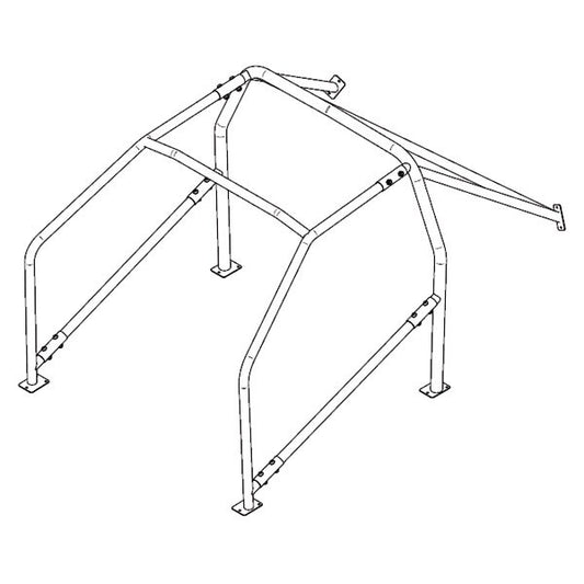 Arceau SASSA pour RENAULT Clio II RS 1998-2005 6 points à boulonner, devant tableau de bord