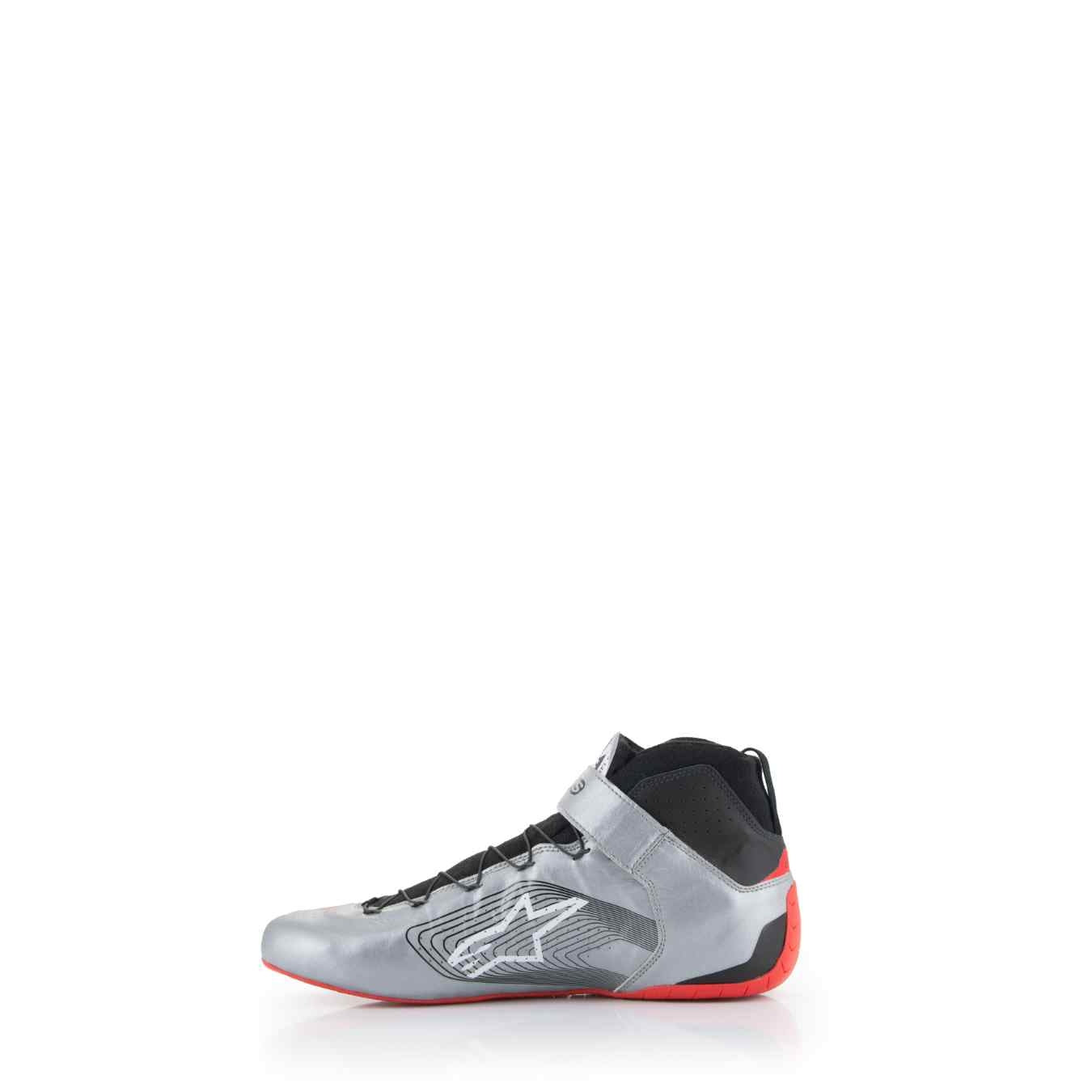 Bottines ALPINESTARS TECH 1 Z V3 FIA 8856 2018 Argent Noir Rouge
