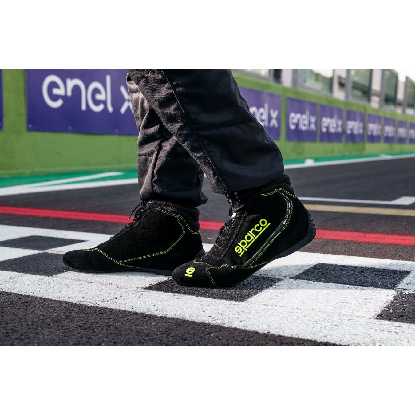 Bottines SPARCO Slalom FIA 8856-2018 NOIR / JAUNE