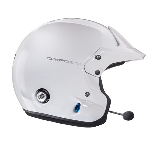 Casque Jet FIA STILO Venti Trophy Plus composite blanc intérieur noir