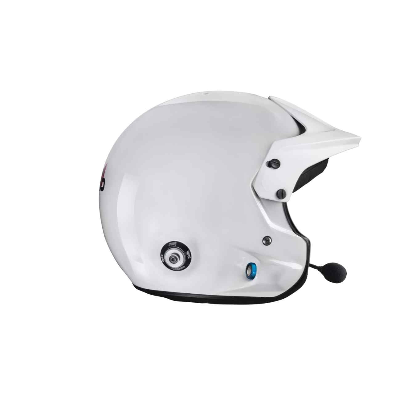 Casque Jet STILO VENTI4 TROPHY PLUS FIA 8859-2024 SA2025 Hans Composite Blanc
