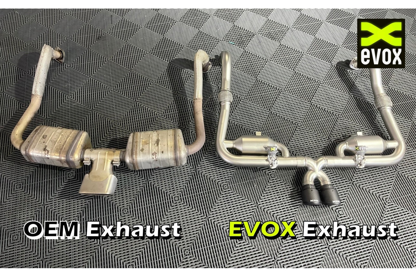 Silencieux ValveTronic "Race" EVOX Porsche Cayman 718