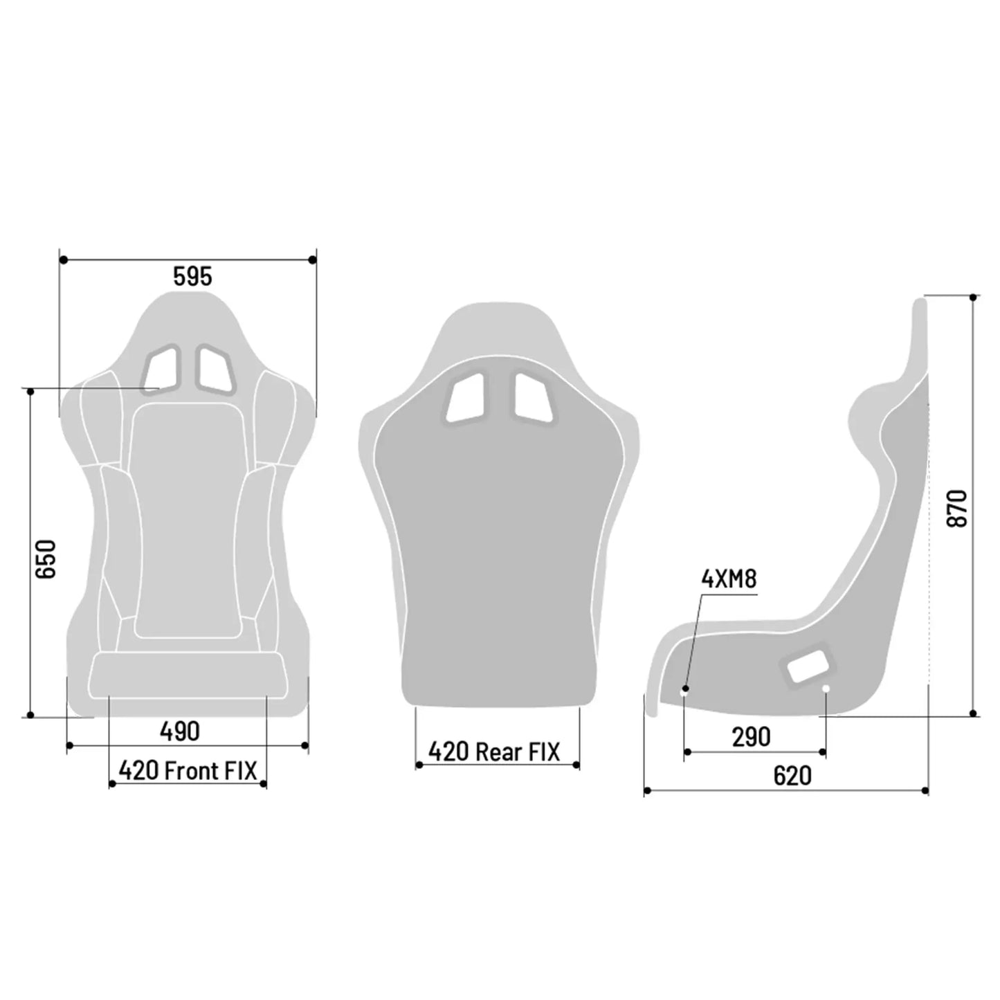 Siège Baquet Sparco Grid Q (FIA)