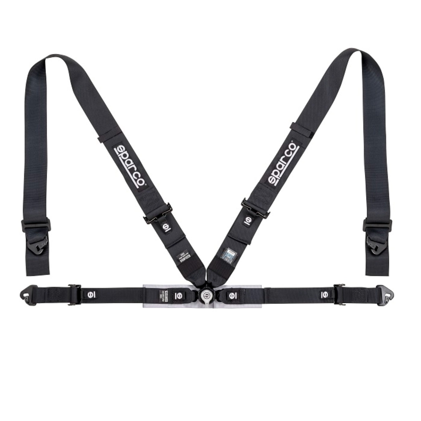 Harnais SPARCO Sport H-4 4 points FIA 8854-98 Noir
