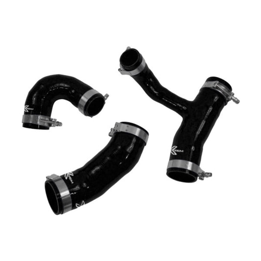 Kit 3 durites noir XTREM MOTORSPORT admission silicone Renault Clio III R.S.