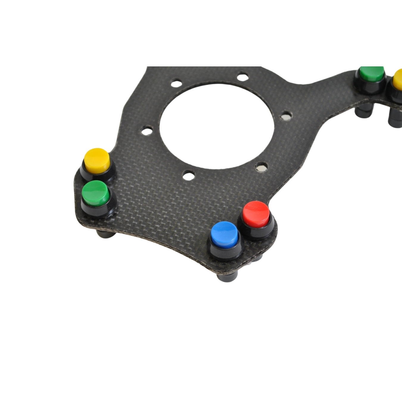 Kit 8 boutons poussoirs pour volant REDSPEC Carbone