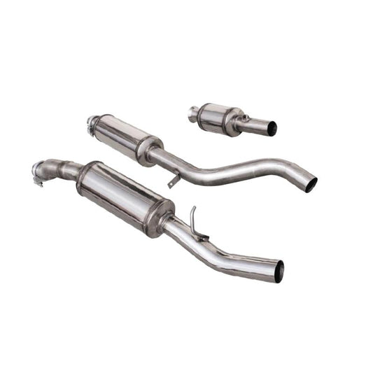Ligne d’échappement ORECA Gr.N pour RENAULT Clio II RS Phase 1 Ø70 mm titanium