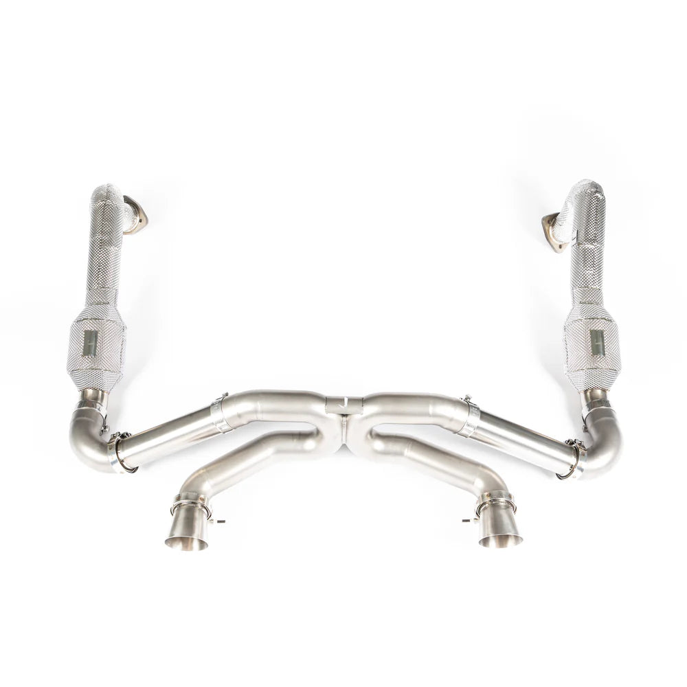 JCR TITANE SUPERLIGHT RACE PIPE *AVEC CATALYSEURS* 718 GT4