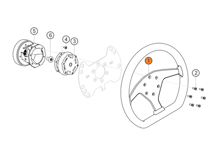 Volant Porsche 991 GT3 CUP