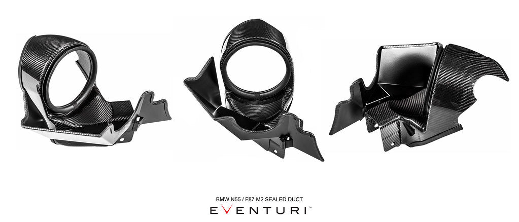 EVENTURI Kit Admission en Carbone pour V2 pour BMW F87 M2, F2X M135i, M235i, F3X 335i et 435i