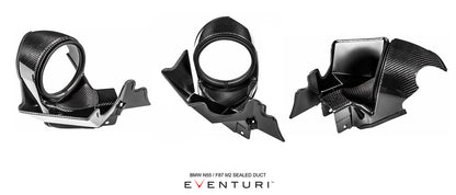 EVENTURI Kit Admission en Carbone pour V2 pour BMW F87 M2, F2X M135i, M235i, F3X 335i et 435i