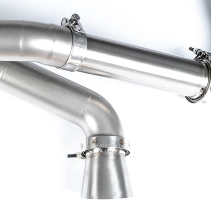 JCR TITANE SUPERLIGHT RACE PIPE *AVEC CATALYSEURS* 718 GT4