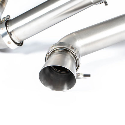 JCR TITANE SUPERLIGHT RACE PIPE *AVEC CATALYSEURS* 718 GT4