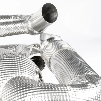 JCR 918 SPYDER INCONEL VALVED RACE PIPE & RACE CATS