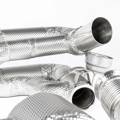 JCR 918 SPYDER INCONEL VALVED RACE PIPE & RACE CATS