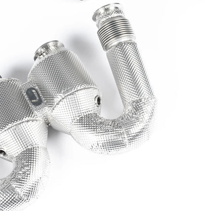 JCR 918 SPYDER INCONEL VALVED RACE PIPE & RACE CATS