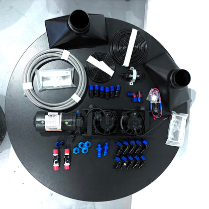 Kit radiateur de pont avec radiateur / SPAL / filtre et pompe à huile