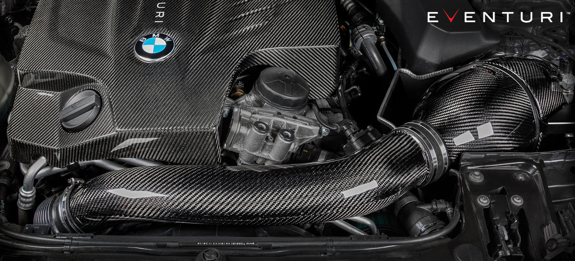 EVENTURI Kit Admission en Carbone pour V2 pour BMW F87 M2, F2X M135i, M235i, F3X 335i et 435i