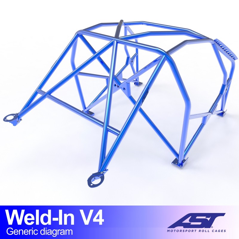 Arceau de Sécurité PORSCHE Coupée 2 portes à souder modèle V4