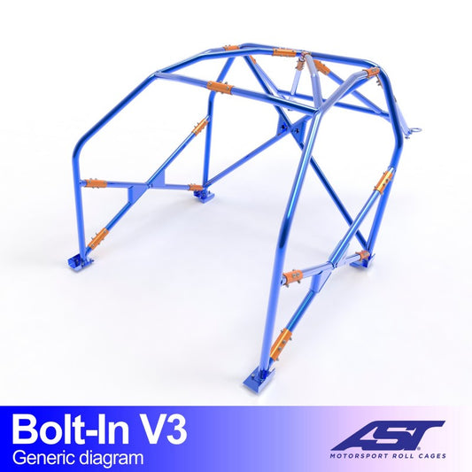 Arceau de Sécurité RENAULT Clio II 2 modèle V3 à boulonner