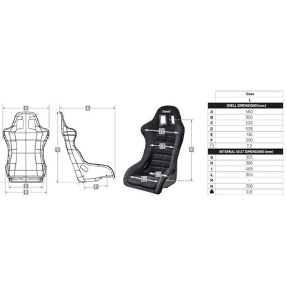 Baquet FIA SABELT GT-3