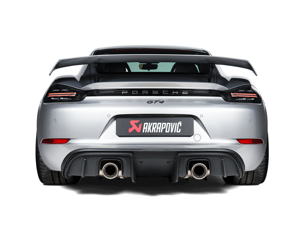 Silencieux Akrapovic Race Line Titane Porsche 718 GT4 / Spyder