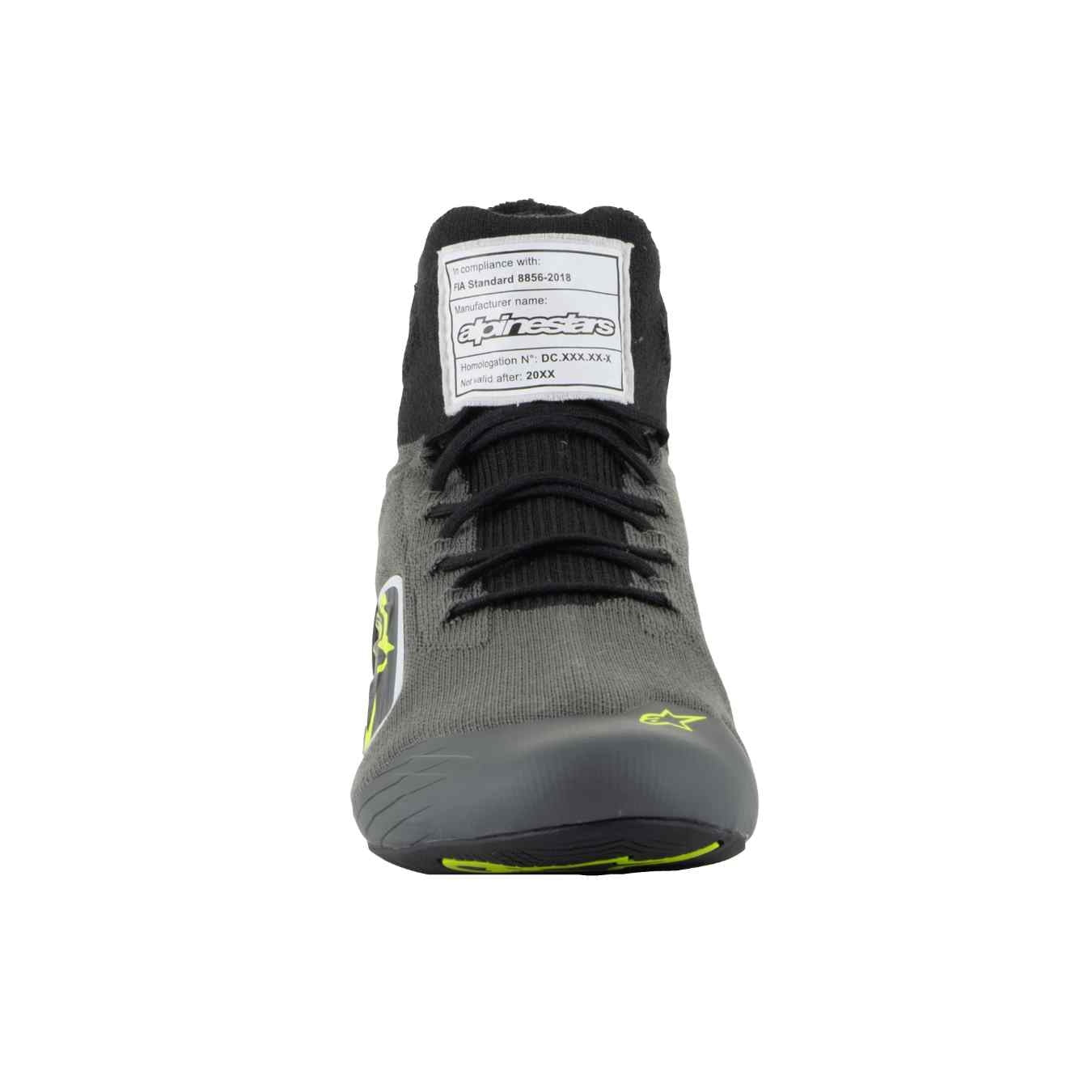 Bottines ALPINESTARS SUPERTECH FIA 8856 2018 Gris Noir Jaune