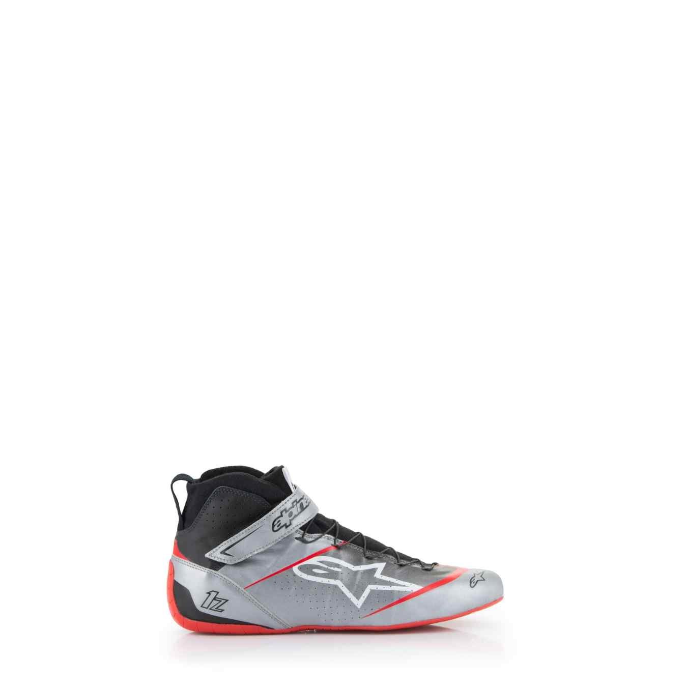Bottines ALPINESTARS TECH 1 Z V3 FIA 8856 2018 Argent Noir Rouge