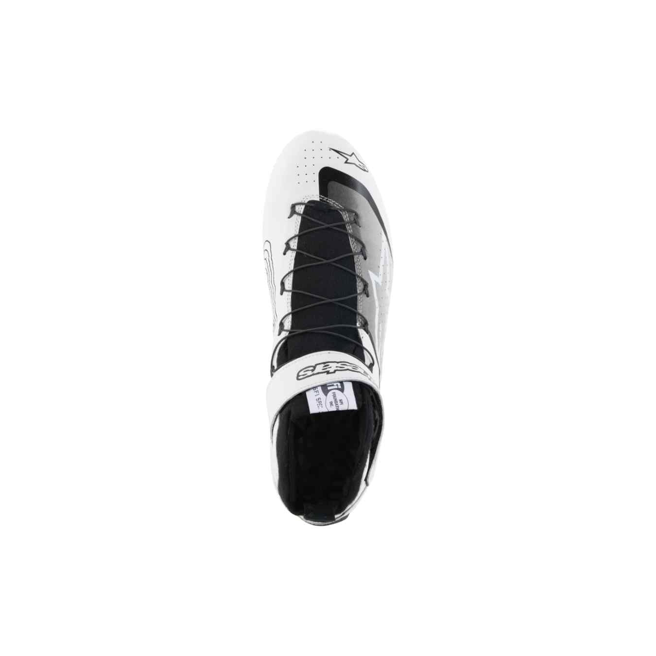 Bottines ALPINESTARS TECH 1 Z V3 FIA 8856 2018 Blanc Noir