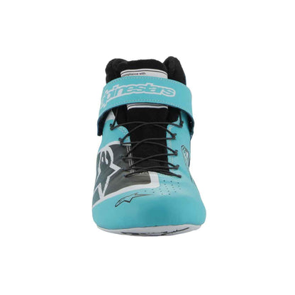 Bottines ALPINESTARS TECH 1 Z V3 FIA 8856 2018 Cyan Blanc Noir