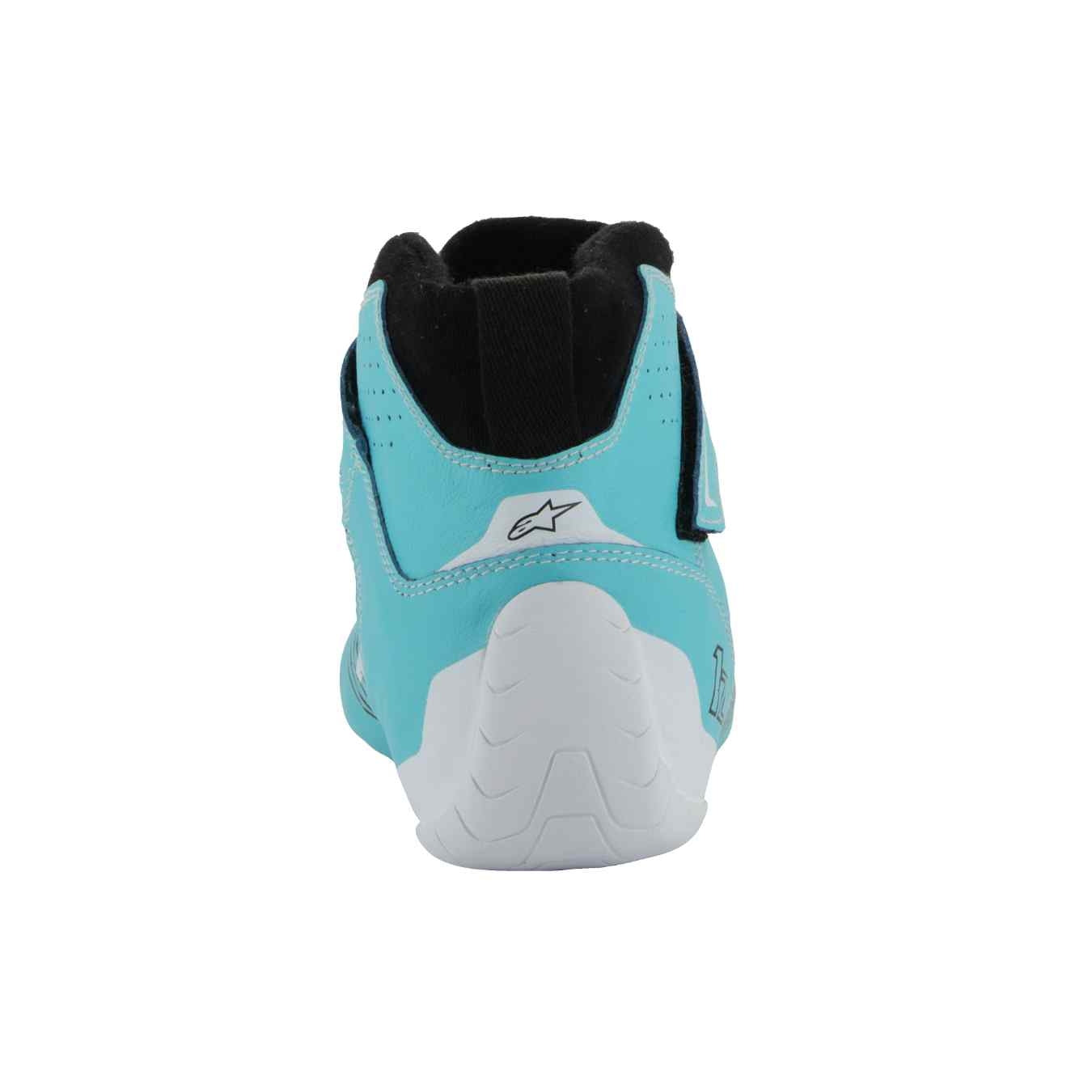 Bottines ALPINESTARS TECH 1 Z V3 FIA 8856 2018 Cyan Blanc Noir