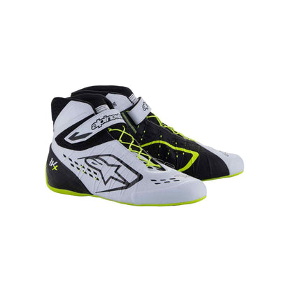 Bottines Karting ALPINESTARS TECH-1 KX V3 FIA 8877 2022 Noir Blanc Jaune