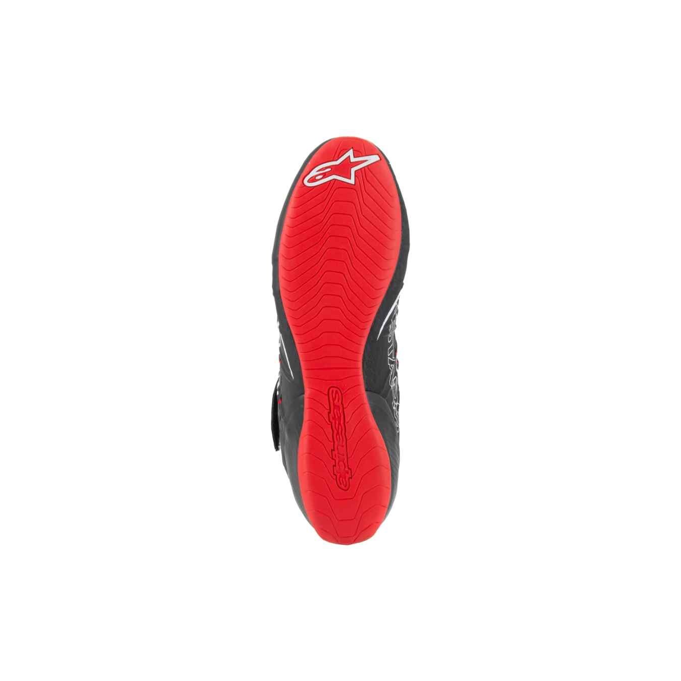 Bottines Karting ALPINESTARS TECH-1 KX V3 FIA 8877 2022 Noir Blanc Rouge