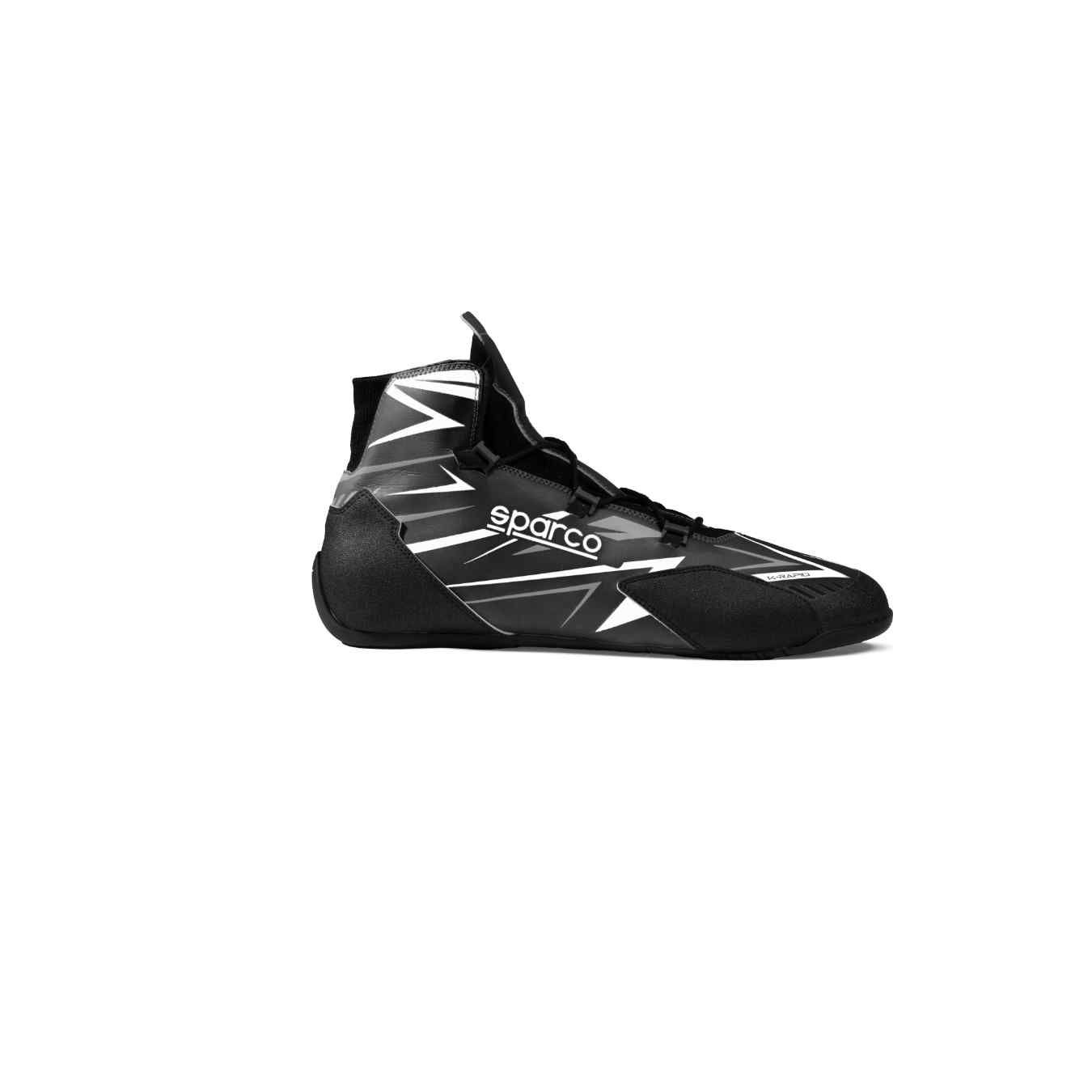Bottines Karting SPARCO K RAPID Rotor FIA 8877 2022 Noir Blanc