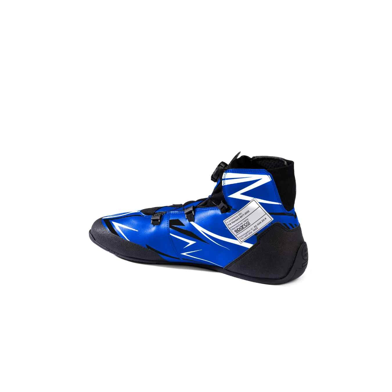 Bottines Karting SPARCO K RAPID Rotor FIA 8877 2022 Bleu Blanc