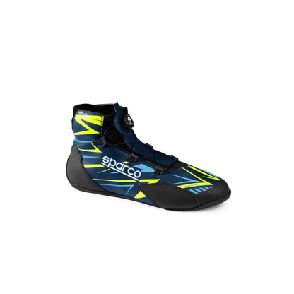 Bottines Karting SPARCO K RAPID Rotor FIA 8877 2022 Bleu Marine Jaune