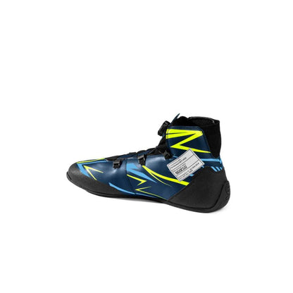 Bottines Karting SPARCO K RAPID Rotor FIA 8877 2022 Bleu Marine Jaune