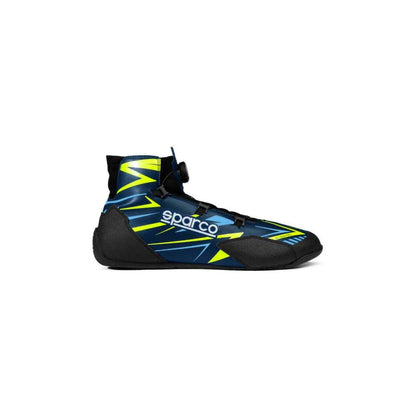 Bottines Karting SPARCO K RAPID Rotor FIA 8877 2022 Bleu Marine Jaune