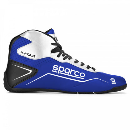 Bottines SPARCO Kart K-Pole BLANC / BLEU