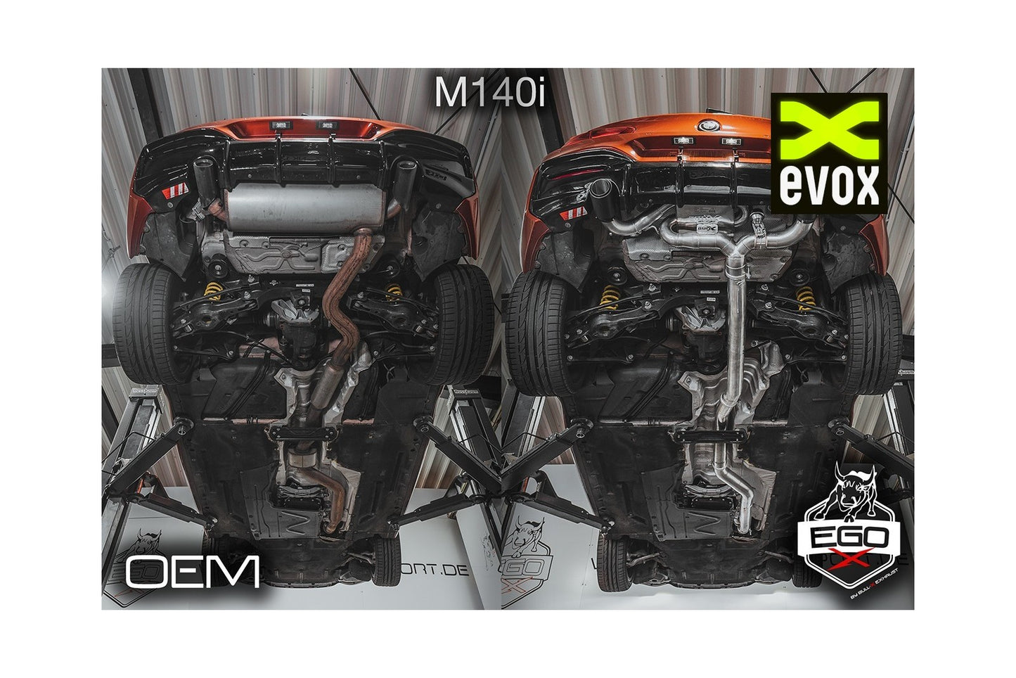 BULL-X // Système d'échappement Sport "EGO-X" à Valves pour BMW M135i F20