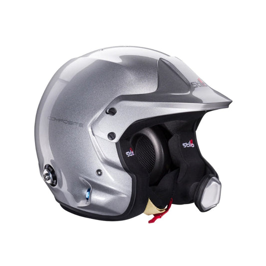 Casque FIA Jet STILO WRC VENTI Turismo Composite SNELL SA2020 ARGENT